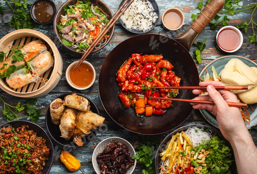Preview: Assorted Chinese dishes