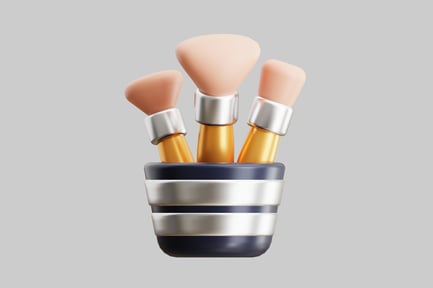 Preview: Cosmetic brushes in holder