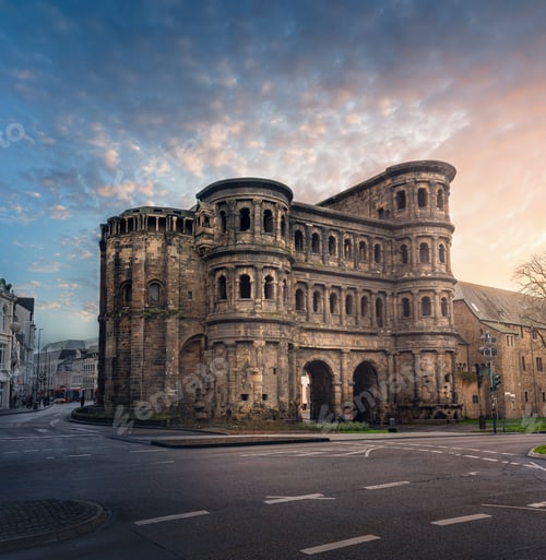 Preview: Porta Nigra at sunset - Trier, Germany