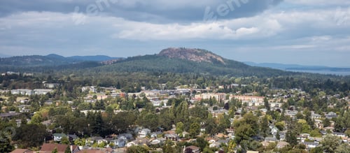 Preview: Scenic View of Modern City during a sunny summer day