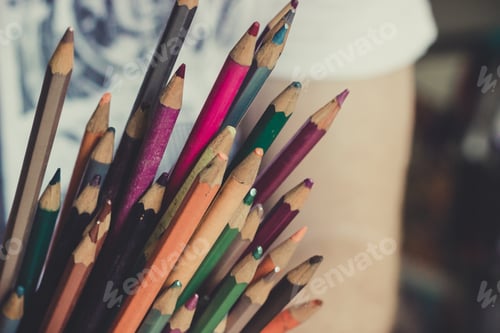 Preview: Colored pencils