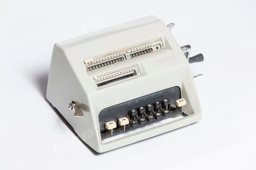 Preview: Obsolete calculator, old calculator.