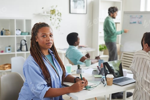 Preview: African-American Woman in Meeting