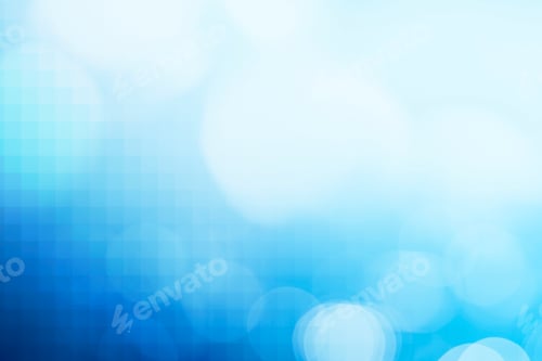 Preview: Bokeh lights on blue background