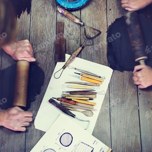 Preview: Handy Rolling Clay Craftsman Skill Concept