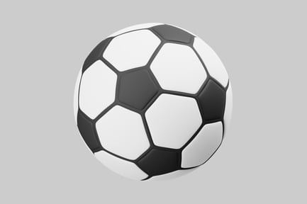 Preview: Black and white soccer ball