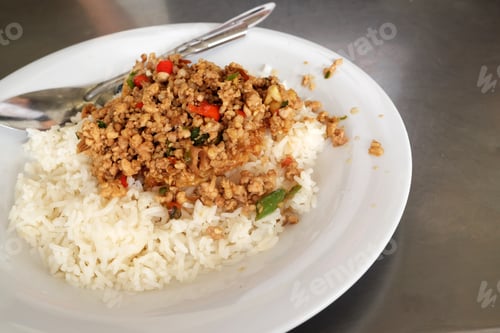 Preview: Rice Topped With Stir Fried Minced Pork