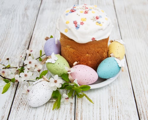 Preview: Easter bread and eggs