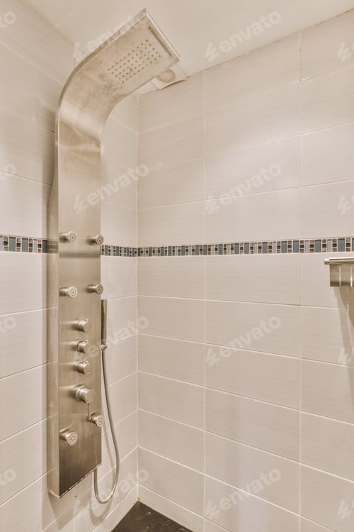 Visualização: Box de banho no banheiro moderno