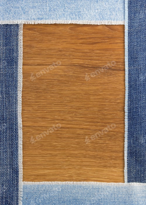 Preview: jeans strips at wood
