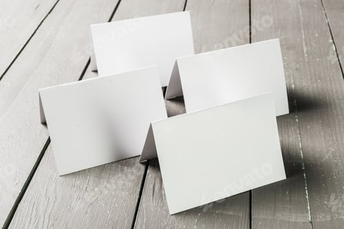 Preview: Business cards blank mockup