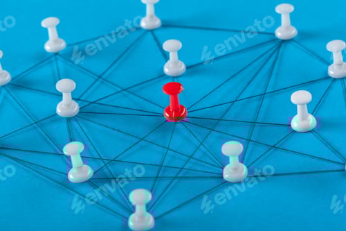 Preview: Network with pins