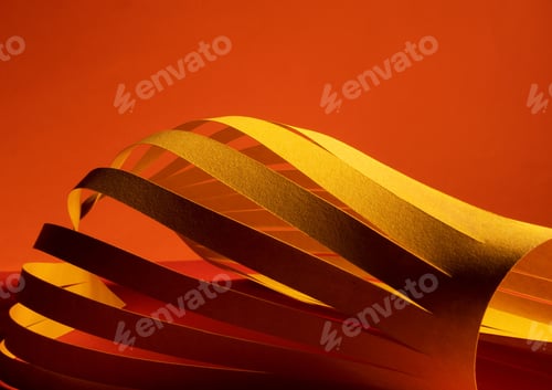 Preview: A yellow paper on an orange background
