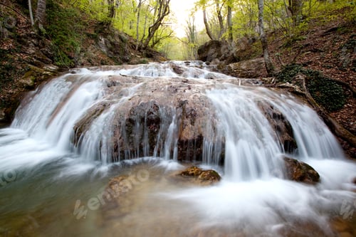 Preview: Mesmerizing picturesque waterfall