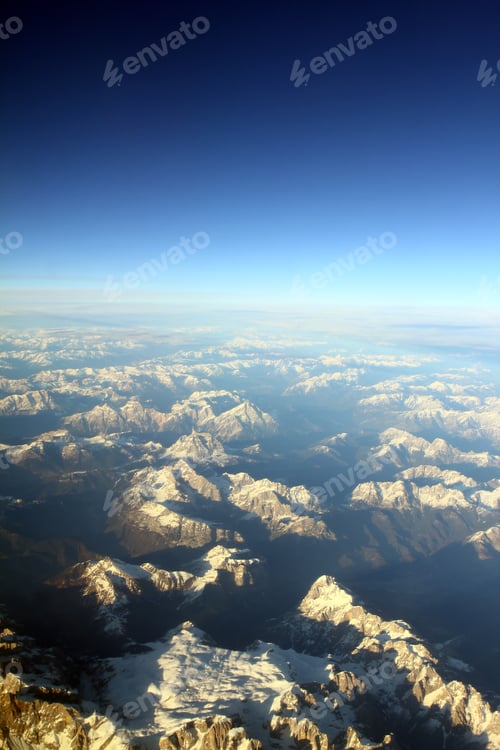 Preview: Aerial view of mountaints