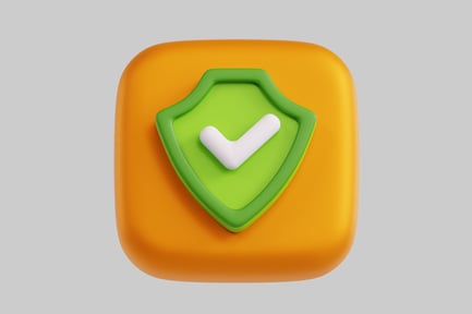 Preview: Safe green shield with checkmark