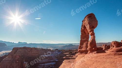 Preview: Sunbeams On Delicate Arch In Arches National Park, Utah