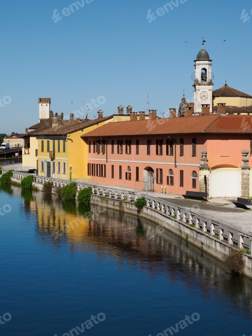 Preview: Gaggiano, historic town along the Naviglio Grande, Milan, Italy
