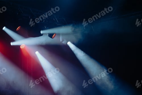 Preview: Colorful stage lights at concert