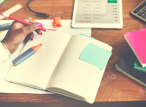 Preview: Idea Note Planning Professional Searching Concept