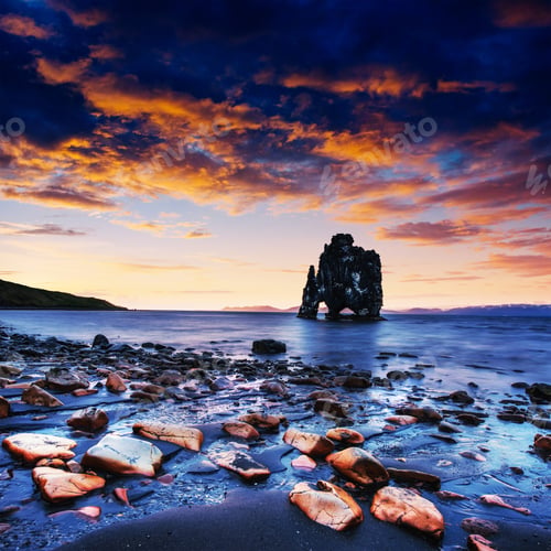 Preview: Hvitserkur is a spectacular rock in the sea