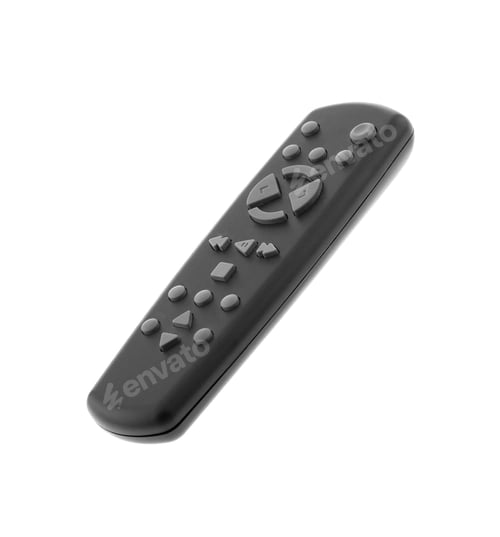 Preview: Remote control isolated on white