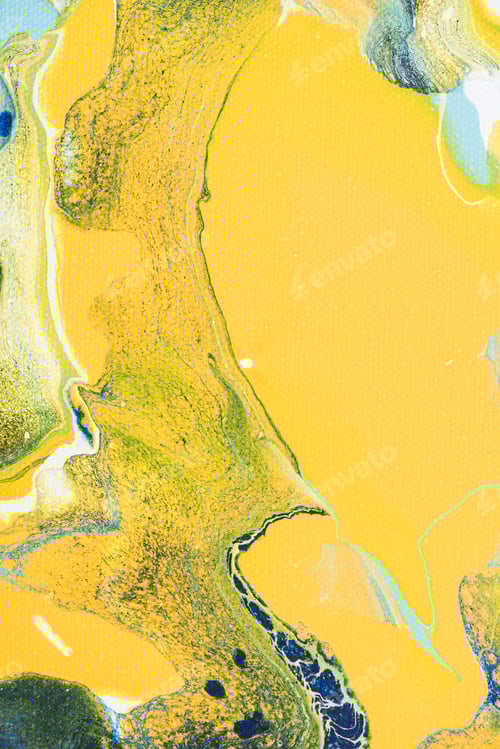Preview: Abstract design with yellow acrylic background