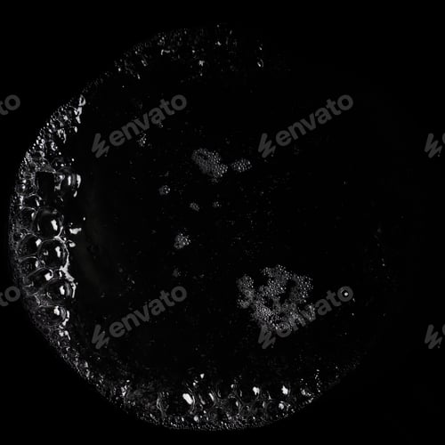 Preview: Synthetic foam for pot cooking, viewed from above.