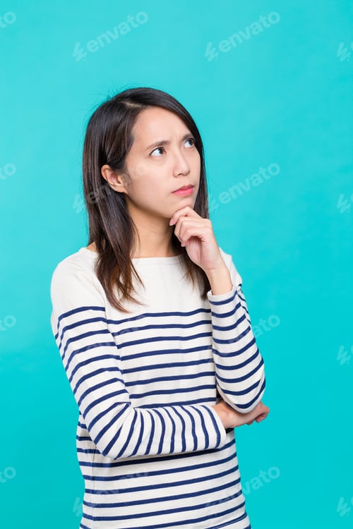 Vista previa: Woman thinking of something