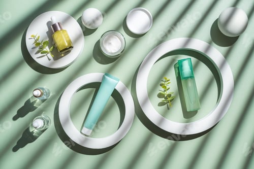 Preview: Bottles with serum or oil