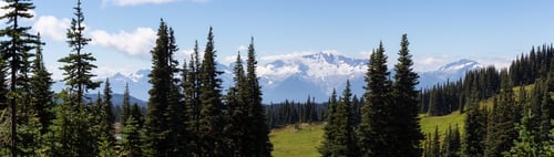 Preview: Canadian Mountain Landscape. Garibaldi, BC. Nature Background
