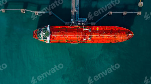 Preview: Oil and gas refinery plant form industry zone, Aerial view oil and gas Industrial.