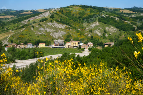 Preview: Valley of Panaro river , Modena province, near Rocca Malatina