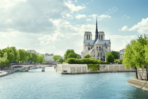 Preview: Seine And Notre Dame De Paris, Paris, France