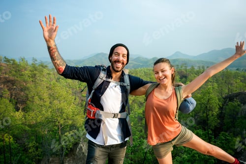 Preview: Couple Exploring Trip Holiday Concept