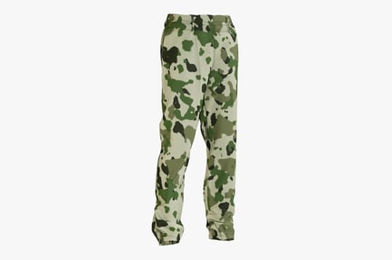 Preview: Camo Military Trousers, Green