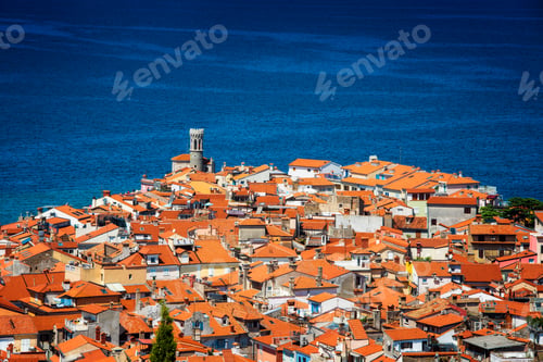 Preview: Amazing historic city center of Piran, Slovenia