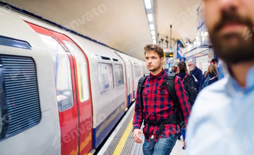 Preview: Young man in subway
