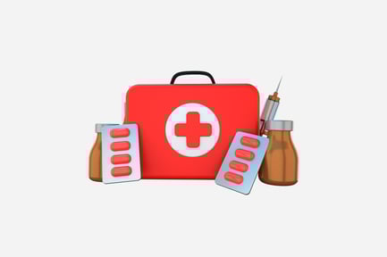 Preview: First Aid Kit Eco 3D Illustration