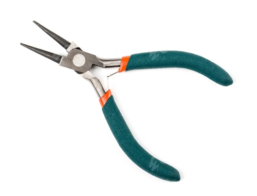Preview: Round Nose Pliers with Green Handles
