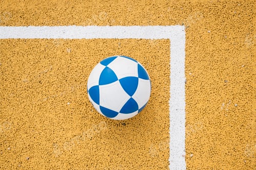 Preview: The ball alone on the soccer field