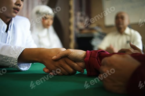 Preview: Shaking Hand On Islamic Prenuptial Agreement. Indonesian’s Wedding