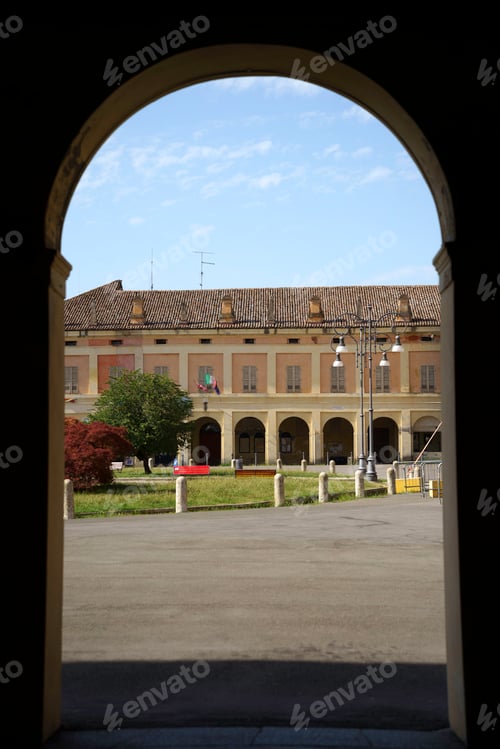 Preview: Historic buildings of Gualtieri, Reggio Emilia, Italy