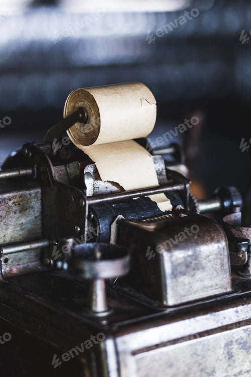 Preview: Old vintage antique typewriter