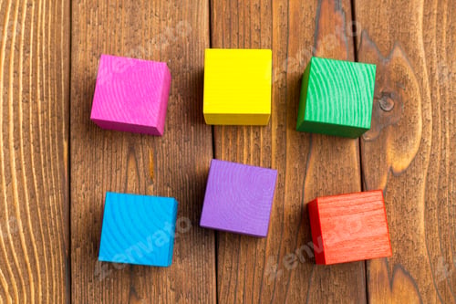 Preview: Toy wooden blocks