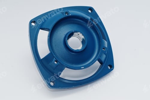 Preview: Spare part for water pump isolated on white.
