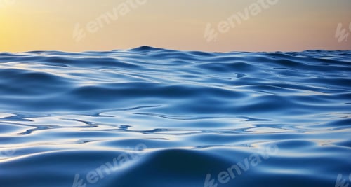 Preview: Gentle Ocean Waves during Golden Hour