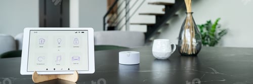 Preview: Displaying Smart Home Control Interface on Tablet Screen