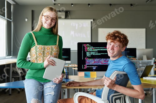 Preview: Students having IT lesson at school