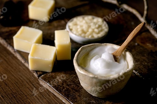 Preview: Ingredients for makes home made natural cosmetic